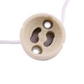 GU10 Base Socket Wire Connector Lamp Holder Ceramic GU 10 Sockets For GU10 LED Lights Bulb Lamp Spotlight. 