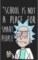 Rick And Morty Rick Sanchez Quotes TV Show Posters Vinyl Paper Quotes Vintage Posters Home Room Art Painting Wall Poster. 