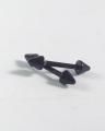 Black Steel Punk Earrings For Unisex. 