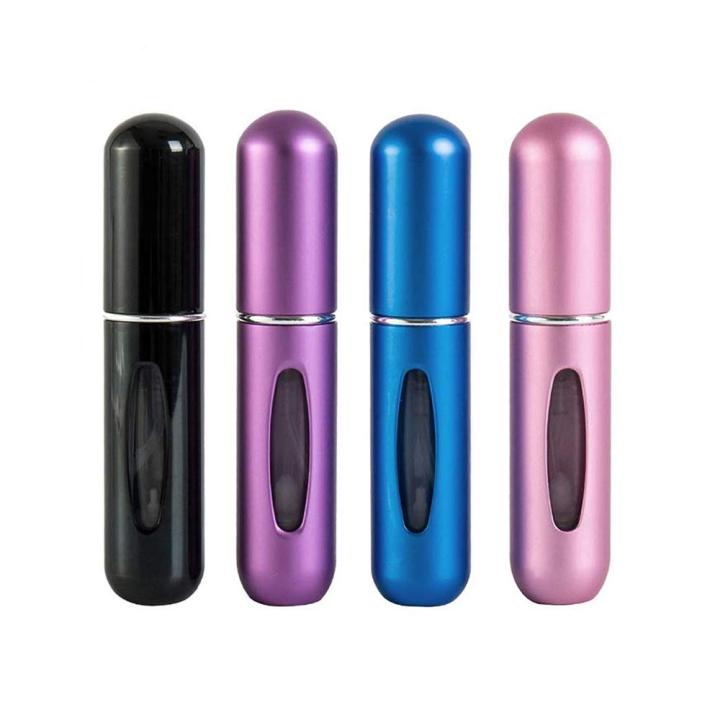 New Stylish Perfume Bottle, Refillable Perfume Atomizer Mini Perfume Bottles Travel Fragrance Empty Spray Bottle, Fits In Your Purse, Pocket or Luggage (1PC)