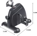 Mini Exercise Bike Exercise  Cycle Compact Under Desk Pedal Bike Pedal Cycle Exerciser for Arms and Legs with LCD Screen, Portable Foot Cycle, Digital Monitor, Step Tracker, and Adjustable Tension Knob. 