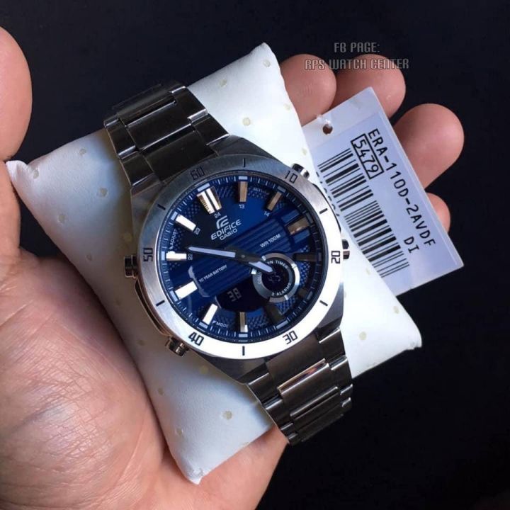 Original Casio Edifice - ERA-110D-2AVDF - Stainless Steel Wrist Watch for Men