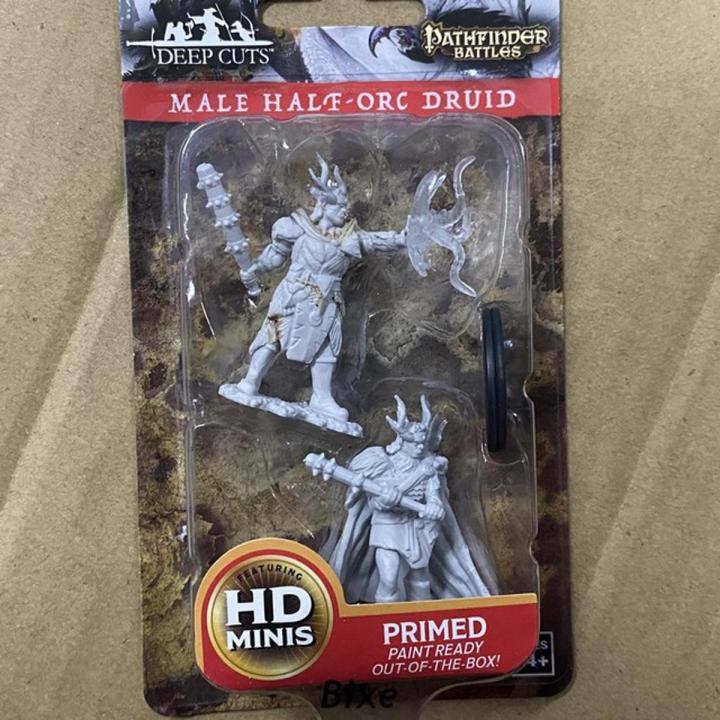 WZK Nolzur's Marvelous Board Game Miniatures Orcs Dragonborn Fighter Blue Sladd Human Ranger Bandits Dog Dragon Beast Kobold Toy