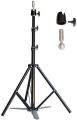 Hair Dummy Stand Tripod Training Mannequin Head Holder Iron Display Hair Stand Black. 