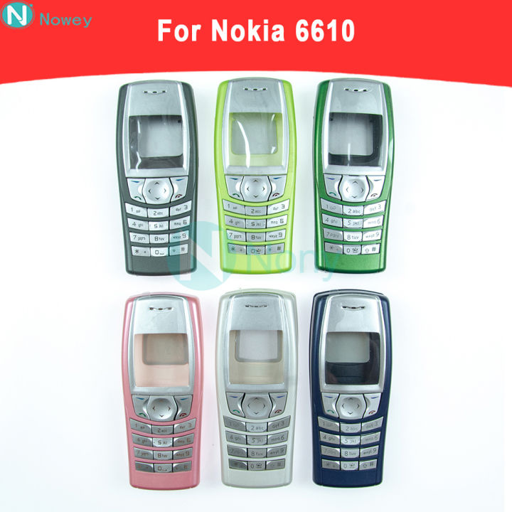 Nowey 6610 Housing For Nokia 6610 Mobile Phone Cover Case With Keypad Replacement parts