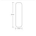 10 PCS Cabinet Door Bumpers Clear Rubber Furniture Bumper Strips 6cm Length. 