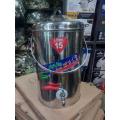 Double Layer Insulated Water Cooler Heavy Stainless Steel 10 Liters. 