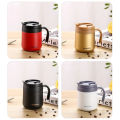 Stainless Steel Coffee Mugs Hot & Cold 350mll Drinkware Water Cups Thermos Insulation With cover and Handle Travel Tea Mug best for office use and best for birth day gift. 350 ml. 