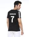 Ronaldo Juventus 7 Number Tape Sleeves T Shirt for Him. 