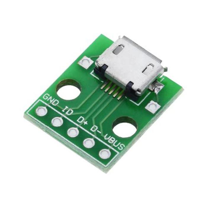 thumbnail image 2 of Micro USB To DIP Adapter – 5-Pin Female Connector For DIY Projects & PCB Builds 2 of 13