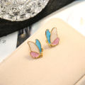 Enamel Butterfly Korean Jewellery New Colorful Earings Jewellery For Girls Stylish. 