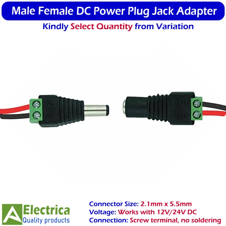 2%20or%2010%20Pair%20Male%20Female%20DC%20Power%20Plug%20Jack%20Adapter%202.1mm%20x%205.5mm%2012V%2024V%20Connector%20by%20Electrica%20-%20Image%204