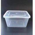 2000 ML - Pack Of 10 pcs Multiuse Microwave Disposable Plastic Box/Container for packing/storing food and other different purposes. 