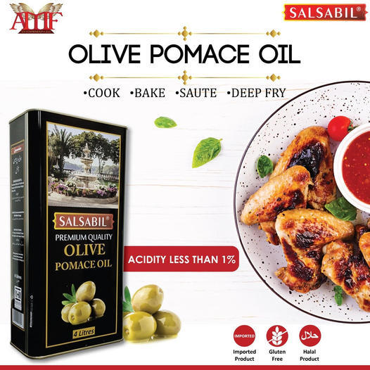 Salsabil Pomice olive 4 Litre Tin Oil