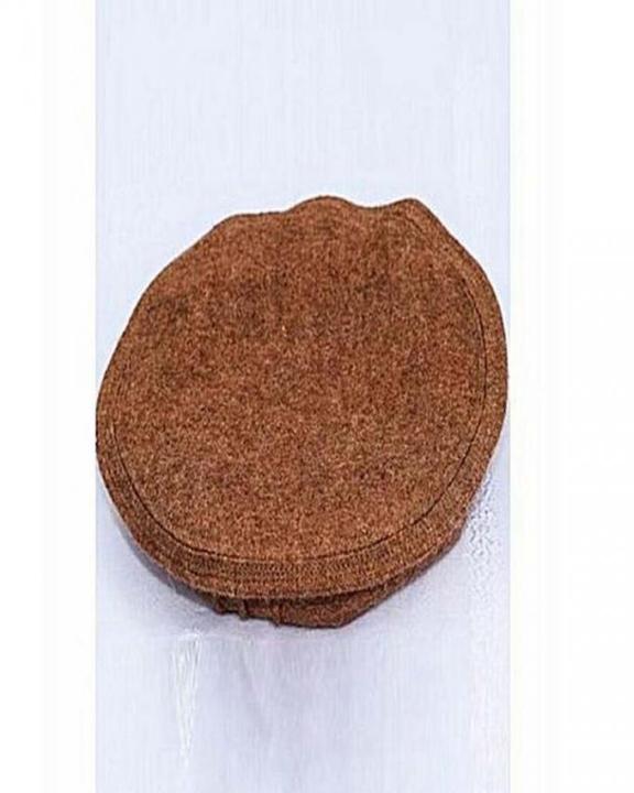 Brown Wool Afghan Pakul Chitrali Cap For Men