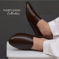 PUMPY Casual Khussa Leather Slip-On Men's Formal Shoes. 
