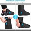 100% water proof Rain shoe covers (Lowest Price), Shoe protector, Long leg High Tube knee high Shoe covers, Long Riding Boot covers, Anti dust overshoes, Bike Gaiter, Reusable & Foldable. 