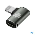 1PD20W USB Type-C Fast Charging Adapter For IPhone  Lighting USB C Female To Lighting Male Straight Head Elbow Converter Lonni. 