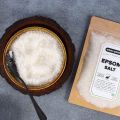 Epsom Salt Natural Mineral Fertilizer / Beauty Health - 500 grams. 