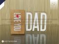 Happy Father's Day Gift - Customized Table Top with Name/Message - Home Decor, Table Top. 