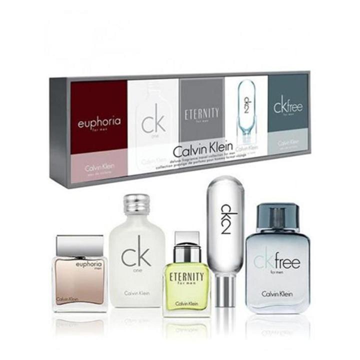 Calvin Klein - 5Pcs Delux Fragnance Travel Collection Miniature for Men