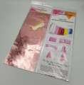 ROSE GOLD COLOR TASSELS - PACK OF 4 TASSELS WITH RIBBON. 