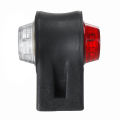 Automotive 12V 24V Dual Side LED Red + White Side Marker Lights Indicator Warning Lamp Trailer Truck Lorry Caravan. 