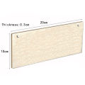 1 Set Plaques Sign Eco-friendly English Letter Printed Wood Hanging Decorative Plaque Supplies for Yard. 