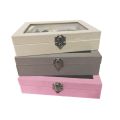 Jewelry Storage Organizer Velvet Drawer Tray Acrylic Jewelry Box Display Holder Case for Necklace Earring Bracelet Watch (beige, white, pink, black with lid) / Jewelry Box, 3 Grids Women's Jewelry Organizer, Velvet Jewelry Organizer. 