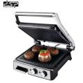 DSP 2 Slice Electric Indoor Panini Press Grill with Non-Stick Double Flat Cooking Plate. 