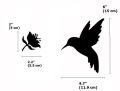 Bird With Flower Switch Board Wooden Wall Art Room Decoration Items Wall Décor Art for Home Living Room Bedroom. 