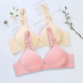 Non Wired Brazier for Women Plain Foam Padded Lifting Bras for Girls with Adjustable Straps and Back Closure for B and C Cups. 