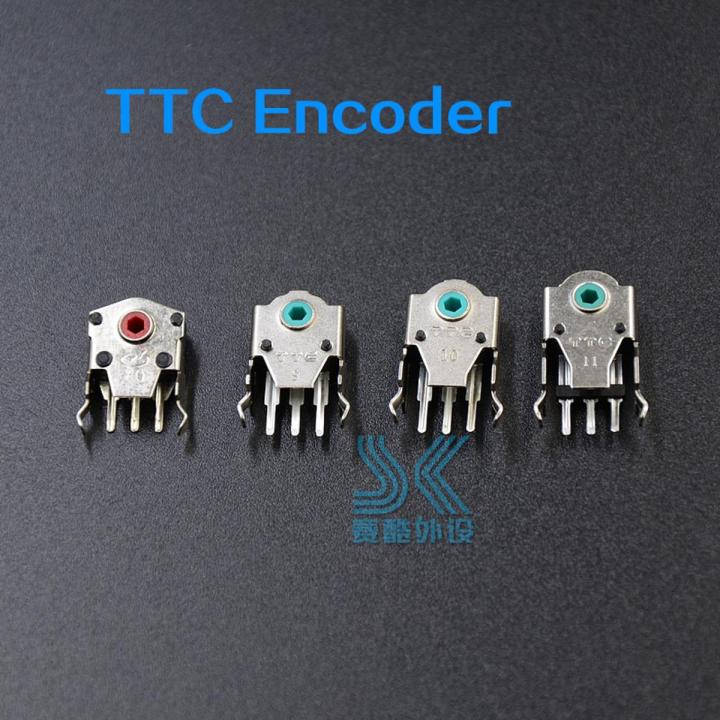 Original TTC Mouse Encoder Highly Accurate 8mm 9mm 10mm 11mm Green Red yellow Core 2pcs Solve the roller wheel problem