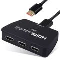 HDMI Switcher 3 in 1 out, Support HDCP2.2, HDR,1080P 3D, HDMI 2.0 switcher for Fire Stick, PS5,Sky Box,X BOX,Games Consoles,DVD,PC,Roku Etc. 