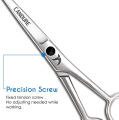 CANDURE Hairdressing Barber Thinning Hair Scissor for Professional Hairdressers Barbers Stainless Steel Hair Cloth Cutting -Silver Black 6 inch & MultiColored 6.5 inch- Salon Tailors Crafting Men Women Children Beauty Export Best Quality Home Use 6” 6.5”. 