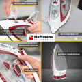 Hoffmans Electric Steam Iron HM-9026 - Faster, Easier and Smarter - 2800W Power | 12 Months Warranty | Ceramic Coating | Self Cleaning System | Anti Scale Filter Steam Iron - Household Appliances  - Home Appliances. 