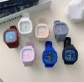 Stylish Square Dial Smooth Silicon Straps Casual Watch Stylish Analog Watch for Boys Men's. 