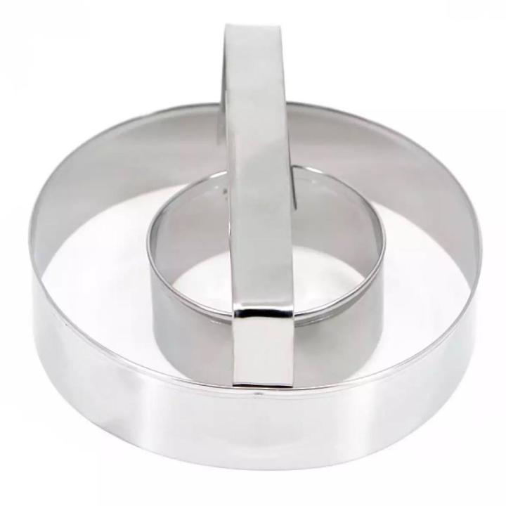 Donuts Cutter - Silver 11 x 11 Cm