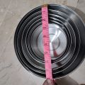 6 Pcs Different Sizes Storage Boxes with Lids Heavy Stainless Steel. 