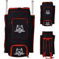 WOLF GEAR- Duffle Cricket Kit Bag Training Sports Backpack Heavy External Bat Sleeve. 
