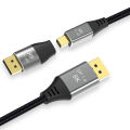 8K Mini DisplayPort to DisplayPort Cable 8K 60Hz 4K 144Hz Mini DP to DP Cables ForMacBook Air Surface Pro Monitor. 