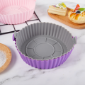 1PCS-Silicone Air Fryer Oven Baking Pan Square Reusable Cake Pan Air Fryer Accessories. 