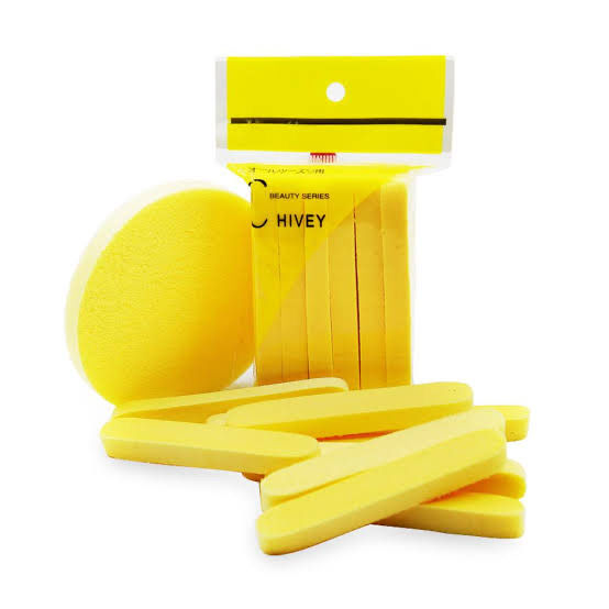 CHIVEY BEAUTY SERIES COMPRESSED FACIAL SCRUB SPONGE PACK OF 12