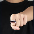 Temperature Ring Titanium Steel Emotion Feeling Intelligent Sensitive Rings for Women Men Waterproof Jewelry. 