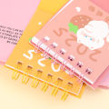 1/4Pcs 2025 Mini Cartoon Standing Flip Desktop Calendar Small Daily Planning Monthly Calendar for Home. 