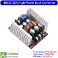 300W 20A DC-DC Buck Converter Step-Down Module with Constant Current LED Driver High Efficiency Voltage Regulator by Electrica. 