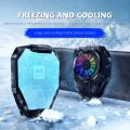 MEMO DLO5 / DL01 / DL06 / L01 / DL05-Tablet for Phone Radiator Phone Cooling Fan Case Cold Wind Handle Fan for PUBG Phone Cooler Phone Cooling Fan Case Semiconductor Cooling Mobile Phone Radiator with Colorful Lights. 
