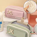 3 Layers Pencil Case Large Capacity Pen Bag Kawai Simple Style Pencil Pouch School Office Stationery Organizer Supplies. 