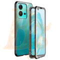 lthmy for VIVO Y22s Magnetic Case 360 Front Back double-sided 9H Tempered Glass Case Metal Bumper cover. 