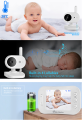 KERUI 3.5 Inch Wireless Video Color Baby Monitor Music Baby Security Camera 2 Way Audio Talk Night Vision Temperature Babysitter (N). 